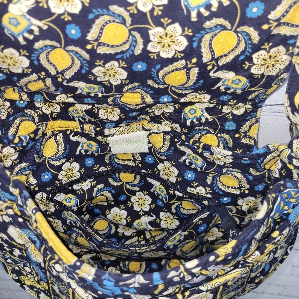 Vera Bradley Ellie Blue Elephant Convertible Shoulder Crossbody Bag